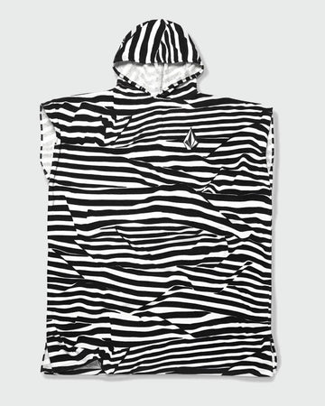 Volcom Stone Hooded Towel - Wht/Blk